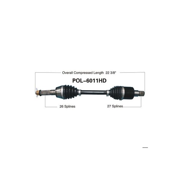 Wide Open Heavy Duty CV Axle for POL HD REAR L/R RANGER RZR 800 08-14 POL-6011HD - main